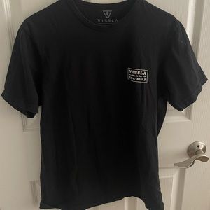 Vintage wash black VISSLA T&C Surf shirt!